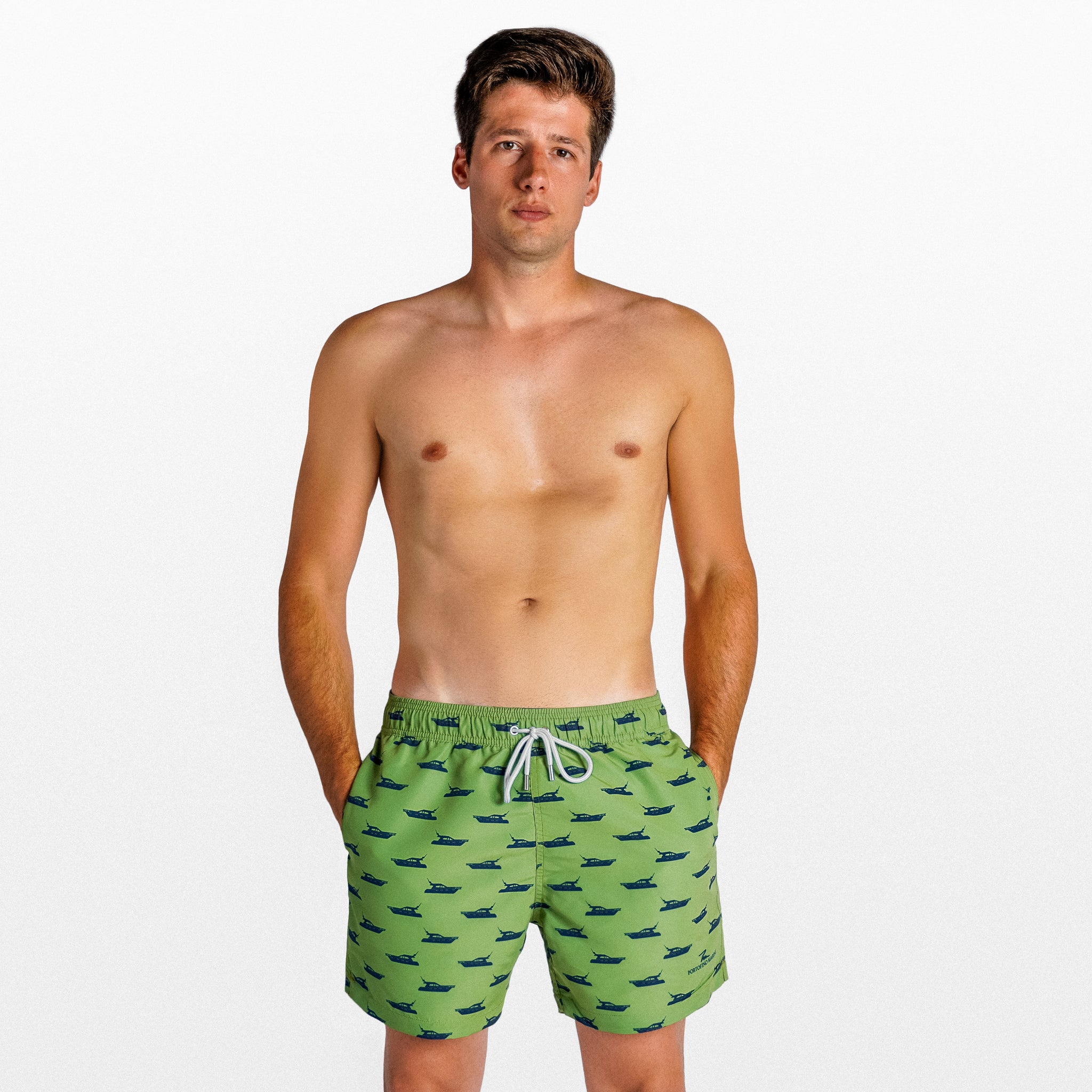 Swimsuit with print - MilitaryGreen